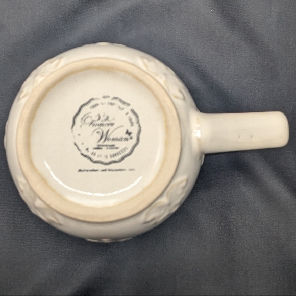 Pioneer Woman Farmhouse Lace 17 Oz. Mug Off White Country Chic - Picture 6 of 9